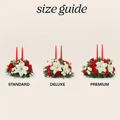 Seasonal Festivities Centerpiece – LESLIE'S FLOWERS & PARTY SUPPLIES, Howell NJ