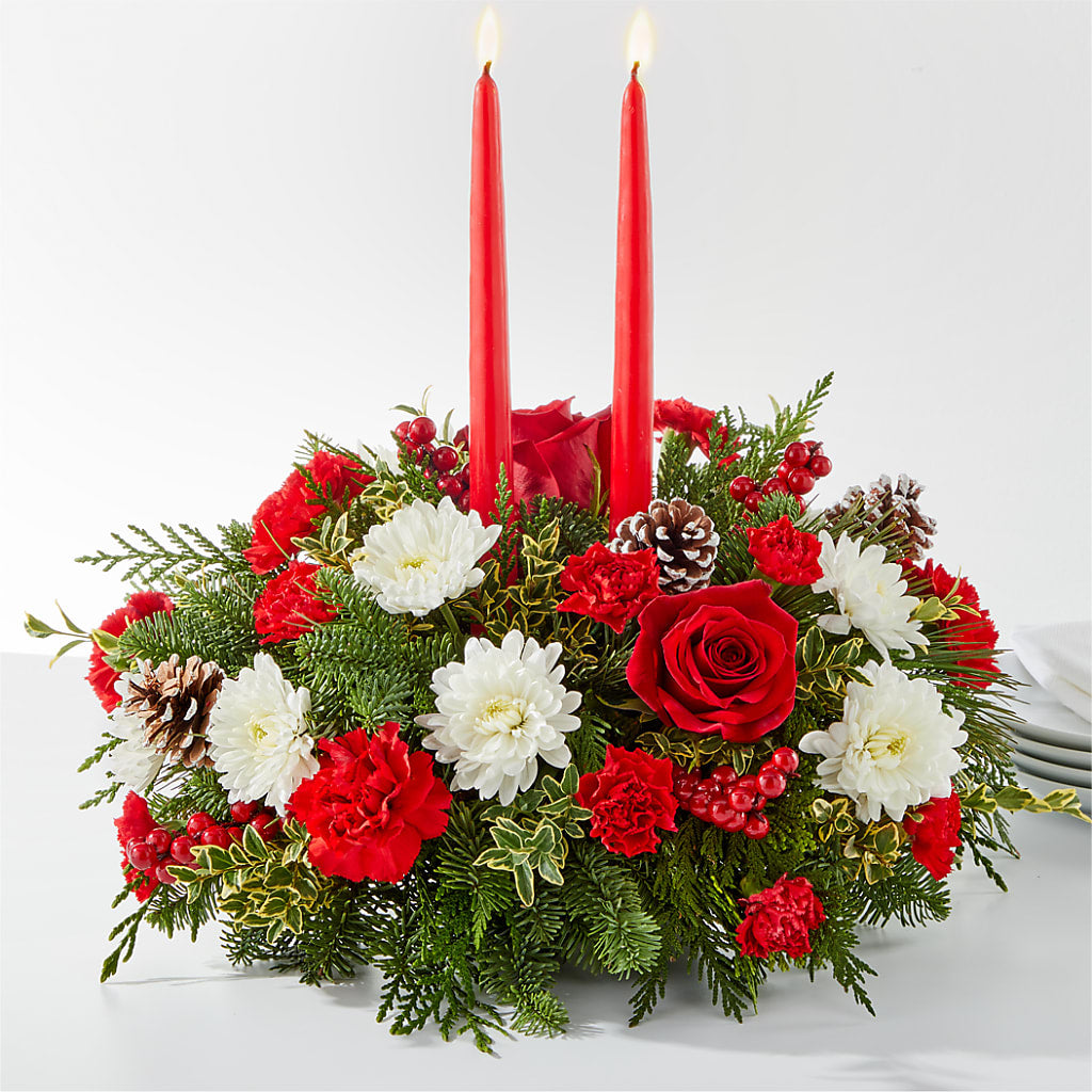 Holiday Soiree Centerpiece – LESLIE'S FLOWERS & PARTY SUPPLIES, Howell NJ