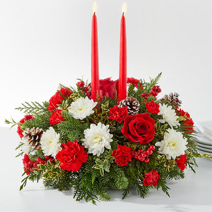 Holiday Soiree Centerpiece – LESLIE'S FLOWERS & PARTY SUPPLIES, Howell NJ