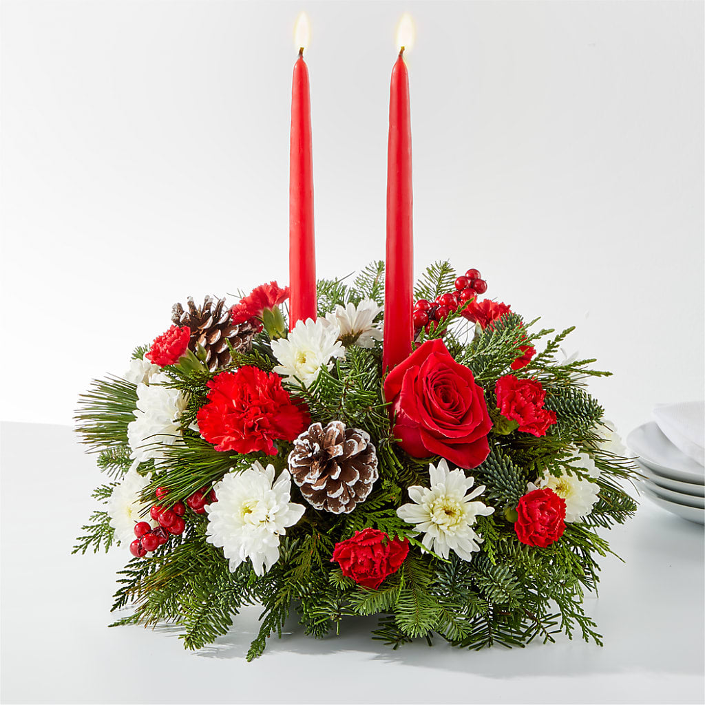 Holiday Soiree Centerpiece – LESLIE'S FLOWERS & PARTY SUPPLIES, Howell NJ