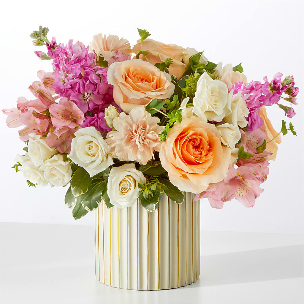 Paradise Bouquet with Ivory Vase – LESLIE'S FLOWERS & PARTY SUPPLIES, Howell NJ