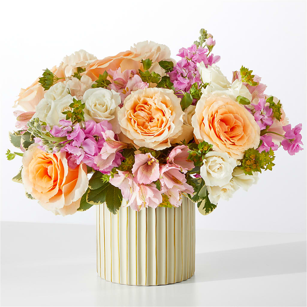 Paradise Bouquet with Ivory Vase – LESLIE'S FLOWERS & PARTY SUPPLIES, Howell NJ