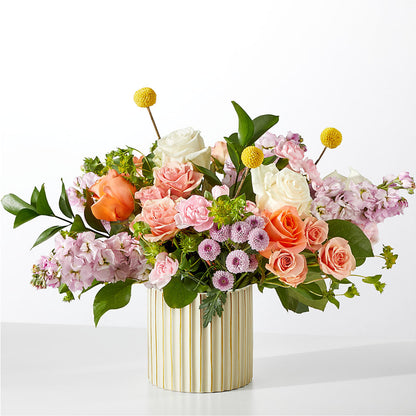 French Market Bouquet with Ivory Vase – LESLIE'S FLOWERS & PARTY SUPPLIES, Howell NJ