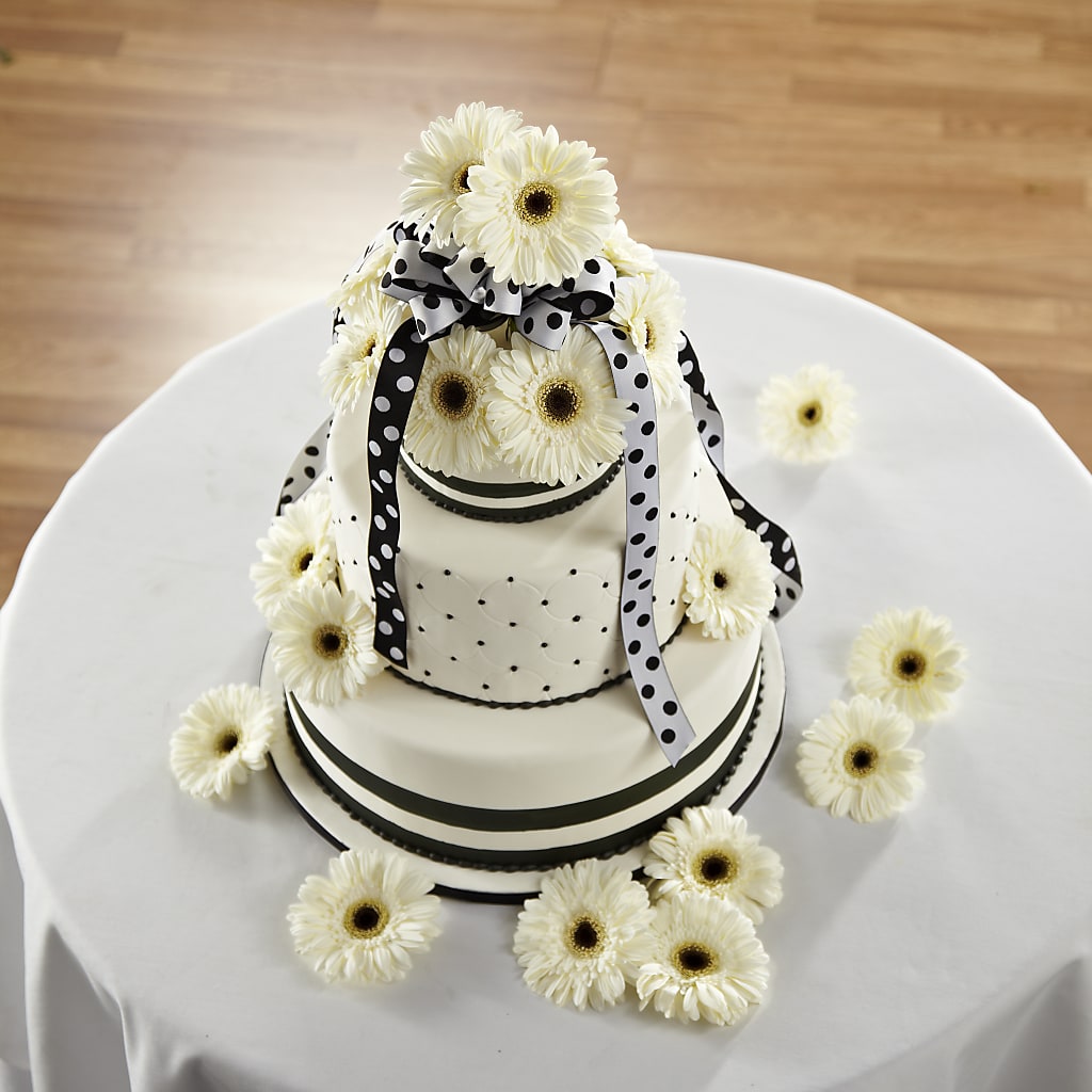 Simple Sophistication Cake Décor – LESLIE'S FLOWERS & PARTY SUPPLIES, Howell NJ