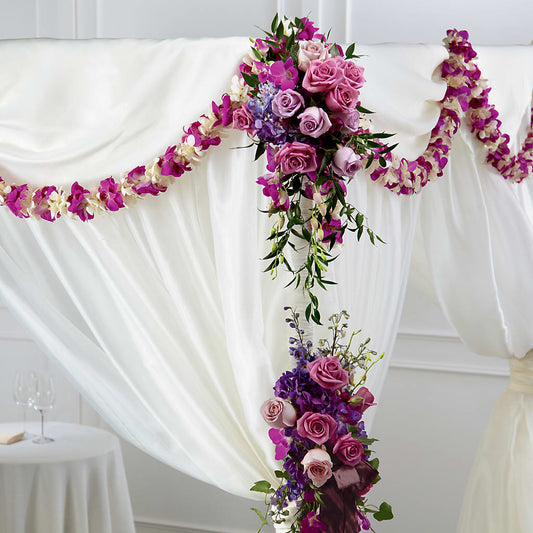 Color & Light Chuppah Decor – LESLIE'S FLOWERS & PARTY SUPPLIES, Howell NJ