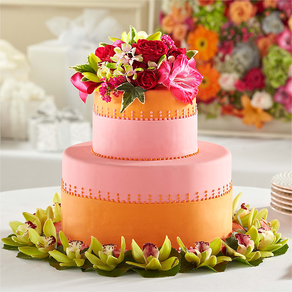 Sweet Citrus Cake Decor – LESLIE'S FLOWERS & PARTY SUPPLIES, Howell NJ
