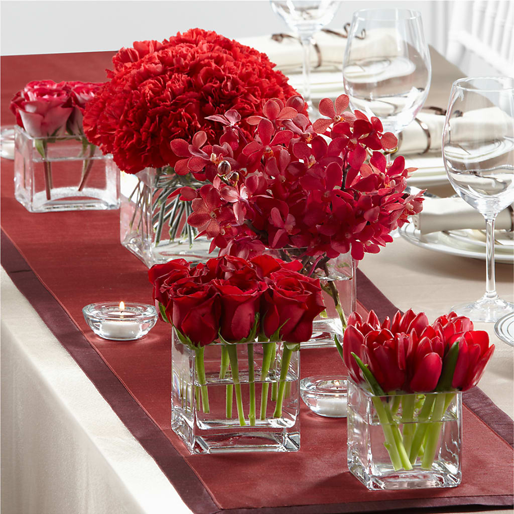 Modern Grace Centerpiece – LESLIE'S FLOWERS & PARTY SUPPLIES, Howell NJ